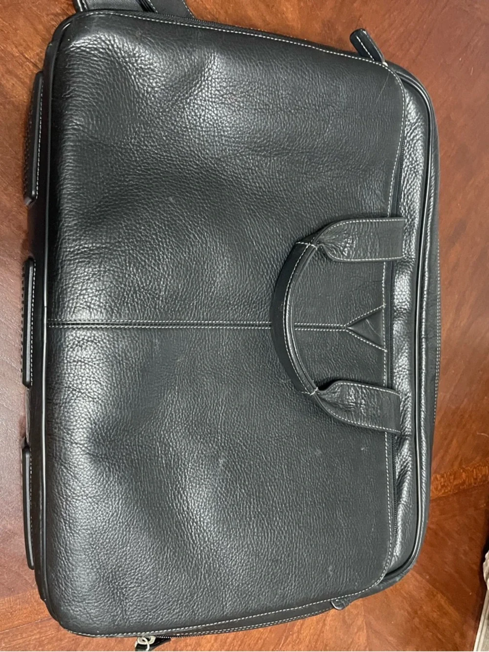 Johnston & Murphy Leather Briefcase Laptop Bag